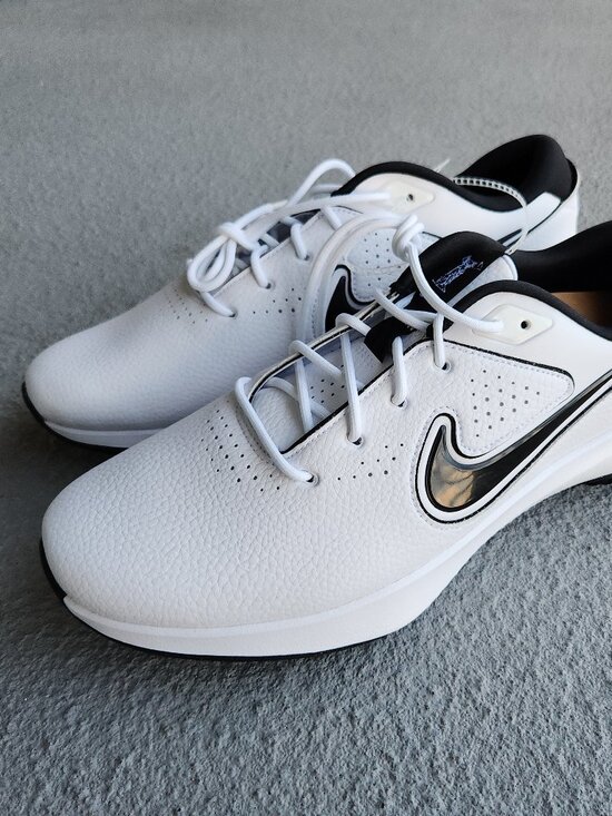Nike Victory Pro 3 Wide Golf Sneakers White/Black DX9028-101 Size 12.5 US